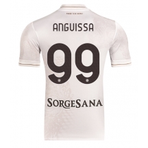 Moški SSC Napoli Frank Anguissa #99 Replika nogometni dresi Gostujoči 2025-26 Kratek Rokav