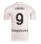 Moški SSC Napoli Romelu Lukaku #9 Replika nogometni dresi Gostujoči 2025-26 Kratek Rokav