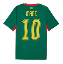 Moški Senegal Sadio Mane #10 Replika nogometni dresi Gostujoči SP 2026 Kratek Rokav