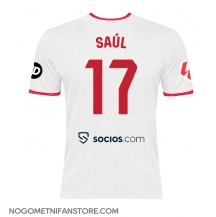 Moški Sevilla Saul Niguez #17 Replika nogometni dresi Domači 2024-25 Kratek Rokav