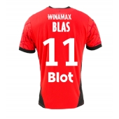 Moški Stade Rennais Ludovic Blas #11 Replika nogometni dresi Domači 2024-25 Kratek Rokav