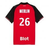 Moški Stade Rennais Quentin Merlin #26 Replika nogometni dresi Domači 2025-26 Kratek Rokav