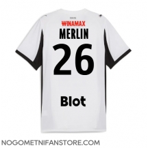 Moški Stade Rennais Quentin Merlin #26 Replika nogometni dresi Gostujoči 2025-26 Kratek Rokav