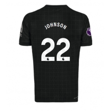 Moški Tottenham Hotspur Brennan Johnson #22 Replika nogometni dresi Gostujoči 2025-26 Kratek Rokav