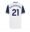Moški Tottenham Hotspur Dejan Kulusevski #21 Replika nogometni dresi Domači 2024-25 Kratek Rokav