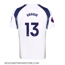 Moški Tottenham Hotspur Destiny Udogie #13 Replika nogometni dresi Domači 2025-26 Kratek Rokav