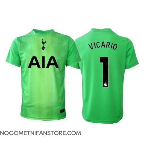 Moški Tottenham Hotspur Guglielmo Vicario #1 Vratar Replika nogometni dresi Domači 2025-26 Kratek Rokav Moški Tottenham Hotspur Guglielmo Vicario #1 Vratar Replika nogometni dresi Domači 2025-26 Kratek Rokav