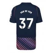 Moški Tottenham Hotspur Micky van de Ven #37 Replika nogometni dresi Gostujoči 2026-27 Kratek Rokav