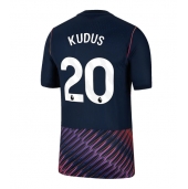 Moški Tottenham Hotspur Mohammed Kudus #20 Replika nogometni dresi Gostujoči 2026-27 Kratek Rokav