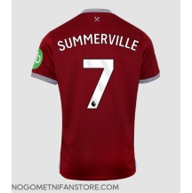 Moški West Ham United Crysencio Summerville #7 Replika nogometni dresi Domači 2025-26 Kratek Rokav