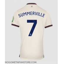 Moški West Ham United Crysencio Summerville #7 Replika nogometni dresi Gostujoči 2025-26 Kratek Rokav