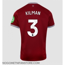Moški West Ham United Max Kilman #3 Replika nogometni dresi Domači 2025-26 Kratek Rokav