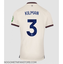 Moški West Ham United Max Kilman #3 Replika nogometni dresi Gostujoči 2025-26 Kratek Rokav