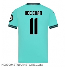 Moški Wolves Hee-chan Hwang #11 Replika nogometni dresi Gostujoči 2025-26 Kratek Rokav