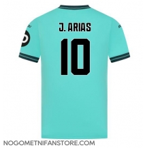 Moški Wolves Jhon Arias #10 Replika nogometni dresi Gostujoči 2025-26 Kratek Rokav