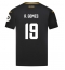 Moški Wolves Rodrigo Gomes #19 Replika nogometni dresi Gostujoči 2024-25 Kratek Rokav