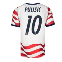 Moški Združene države Christian Pulisic #10 Replika nogometni dresi Domači SP 2026 Kratek Rokav