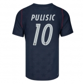 Moški Združene države Christian Pulisic #10 Replika nogometni dresi Gostujoči SP 2026 Kratek Rokav