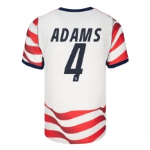 Moški Združene države Tyler Adams #4 Replika nogometni dresi Domači SP 2026 Kratek Rokav