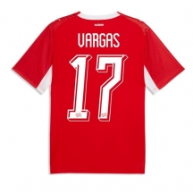 Moški Švica Ruben Vargas #17 Replika nogometni dresi Domači SP 2026 Kratek Rokav