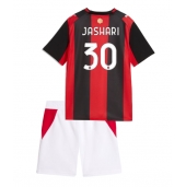 Otroški AC Milan Ardon Jashari #30 Replika nogometni dresi kompleti Domači 2026-27 Kratek Rokav (+ hlače)
