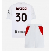 Otroški AC Milan Ardon Jashari #30 Replika nogometni dresi kompleti Gostujoči 2026-27 Kratek Rokav (+ hlače)