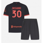 Otroški AC Milan Ardon Jashari #30 Replika nogometni dresi kompleti Tretji 2026-27 Kratek Rokav (+ hlače)