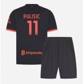 Otroški AC Milan Christian Pulisic #11 Replika nogometni dresi kompleti Tretji 2026-27 Kratek Rokav (+ hlače)