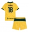 Otroški AC Milan Christopher Nkunku #18 Replika nogometni dresi kompleti Tretji 2025-26 Kratek Rokav (+ hlače)