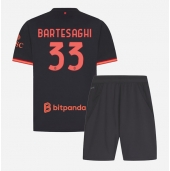 Otroški AC Milan Davide Bartesaghi #33 Replika nogometni dresi kompleti Tretji 2026-27 Kratek Rokav (+ hlače)