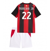 Otroški AC Milan Diego Moreira #22 Replika nogometni dresi kompleti Domači 2026-27 Kratek Rokav (+ hlače)