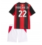 Otroški AC Milan Diego Moreira #22 Replika nogometni dresi kompleti Domači 2026-27 Kratek Rokav (+ hlače)