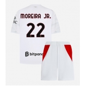 Otroški AC Milan Diego Moreira #22 Replika nogometni dresi kompleti Gostujoči 2026-27 Kratek Rokav (+ hlače)