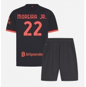 Otroški AC Milan Diego Moreira #22 Replika nogometni dresi kompleti Tretji 2026-27 Kratek Rokav (+ hlače)
