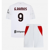 Otroški AC Milan Goncalo Ramos #9 Replika nogometni dresi kompleti Gostujoči 2026-27 Kratek Rokav (+ hlače)