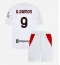 Otroški AC Milan Goncalo Ramos #9 Replika nogometni dresi kompleti Gostujoči 2026-27 Kratek Rokav (+ hlače)
