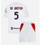 Otroški AC Milan Koni De Winter #5 Replika nogometni dresi kompleti Gostujoči 2026-27 Kratek Rokav (+ hlače)