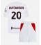 Otroški AC Milan Omari Hutchinson #20 Replika nogometni dresi kompleti Gostujoči 2026-27 Kratek Rokav (+ hlače)