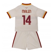 Otroški AS Roma Donyell Malen #14 Replika nogometni dresi kompleti Gostujoči 2026-27 Kratek Rokav (+ hlače)