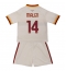 Otroški AS Roma Donyell Malen #14 Replika nogometni dresi kompleti Gostujoči 2026-27 Kratek Rokav (+ hlače)