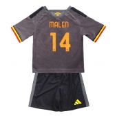 Otroški AS Roma Donyell Malen #14 Replika nogometni dresi kompleti Tretji 2026-27 Kratek Rokav (+ hlače)