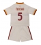 Otroški AS Roma Evan Ndicka #5 Replika nogometni dresi kompleti Gostujoči 2026-27 Kratek Rokav (+ hlače)