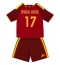 Otroški AS Roma Manu Kone #17 Replika nogometni dresi kompleti Domači 2026-27 Kratek Rokav (+ hlače)
