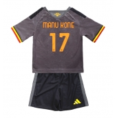 Otroški AS Roma Manu Kone #17 Replika nogometni dresi kompleti Tretji 2026-27 Kratek Rokav (+ hlače)