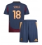 Otroški AS Roma Matias Soule #18 Replika nogometni dresi kompleti Tretji 2024-25 Kratek Rokav (+ hlače)