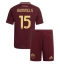Otroški AS Roma Mats Hummels #15 Replika nogometni dresi kompleti Domači 2024-25 Kratek Rokav (+ hlače)