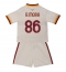 Otroški AS Roma Rodrigo Mora #86 Replika nogometni dresi kompleti Gostujoči 2026-27 Kratek Rokav (+ hlače)