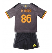 Otroški AS Roma Rodrigo Mora #86 Replika nogometni dresi kompleti Tretji 2026-27 Kratek Rokav (+ hlače)