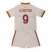 Otroški AS Roma Santiago Castro #9 Replika nogometni dresi kompleti Gostujoči 2026-27 Kratek Rokav (+ hlače)