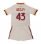 Otroški AS Roma Wesley Franca #43 Replika nogometni dresi kompleti Gostujoči 2026-27 Kratek Rokav (+ hlače)